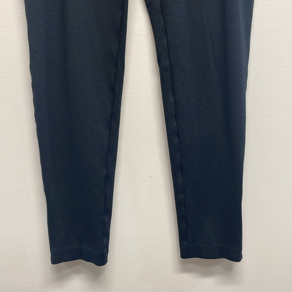 Talbots Petites Black Pull On Elastic Waistband Skinny Pants Ankle Zip MP - Picture 3 of 14